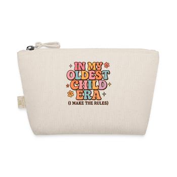 Daughter Family Humor In My Oldest Child Era - Organic Pouch - nature - Front