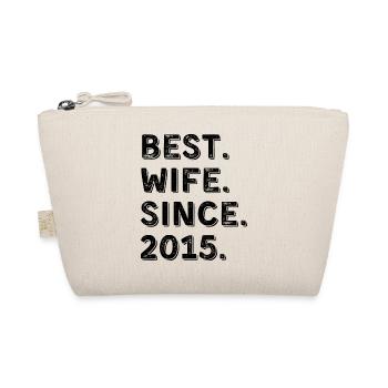 Best Wife Since 2015 11 Year Anniversary Gift - Organic Pouch - nature - Front
