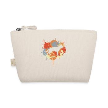 German Shepherd Graffiti - Organic Pouch - nature - Front