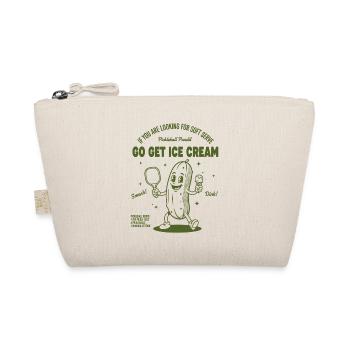 Pickleball funny player love pickleball go get - Organic Pouch - nature - Front