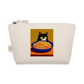 Cat view of spaghetti - Organic Pouch - nature - Front