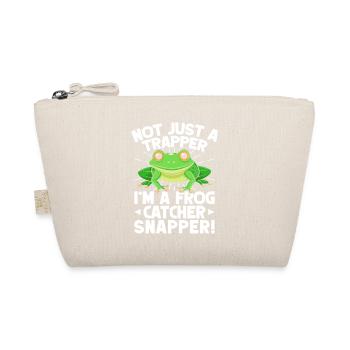 Frog Catcher Not Just A Trapper Frog Snapper Frog - Bio-Täschchen - Natur - Vorne