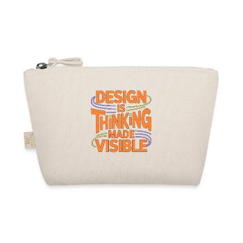 Designer Educator Design Is Thinking Art Educator - Organic Pouch - nature - Front