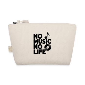 Keine Musik, kein Leben - Bio-Täschchen - Natur - Vorne