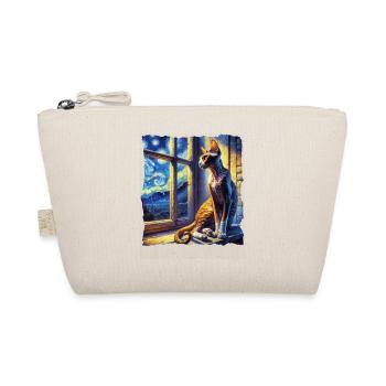 Cornish Rexkatze Starry Night - Bio-Täschchen - Natur - Vorne
