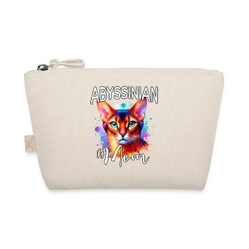 Abyssinian Cat Mom - Organic Pouch - nature - Front