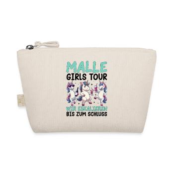 Malle Girls Tour Einhorn Mallorca Party Urlaub - Bio-Täschchen - Natur - Vorne
