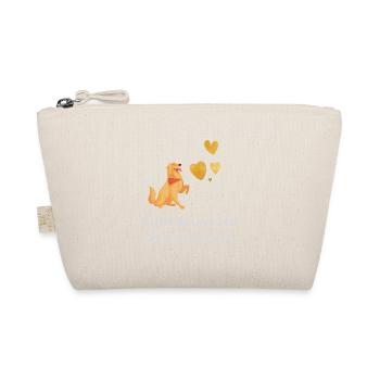 Fueled by Love and Golden Retrievers - Organic Pouch - nature - Front