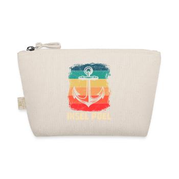Poel Souvenier INSEL POEL OSTSEE Retro Lustiges - Bio-Täschchen - Natur - Vorne