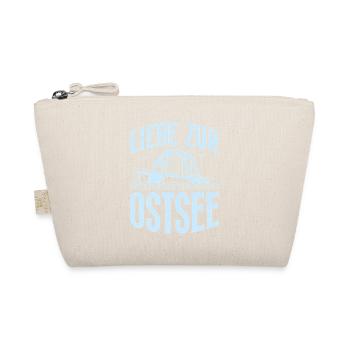Fehmarn Souvenier LIEBE ZUR OSTSEE Lustiges - Bio-Täschchen - Natur - Vorne