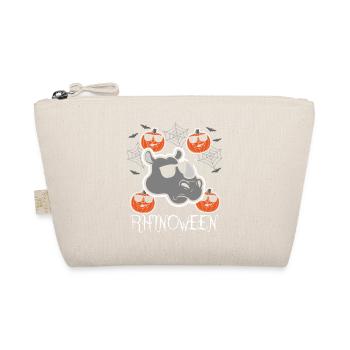 safari africa serengeti wildlife halloween rhino - Organic Pouch - nature - Front