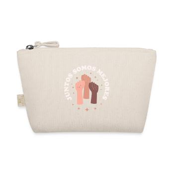 United Fists Circle - Organic Pouch - nature - Front