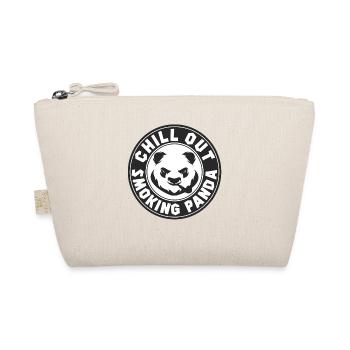 Emblème rétro Smoking Panda Relaxe - Trousse biologique - nature - Devant