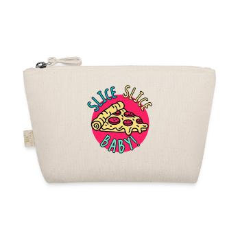 Slice Slice Baby – Retro Pizza  - Organic Pouch - nature - Front