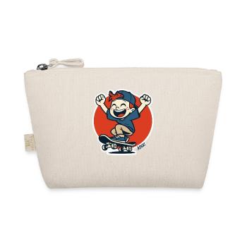Patineur joyeux dans le cercle rouge - Trousse biologique - nature - Devant