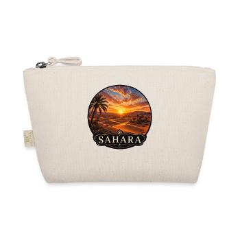 Vintage Sahara Desert Sand Dunes North Africa Vacation - Organic Pouch - nature - Front