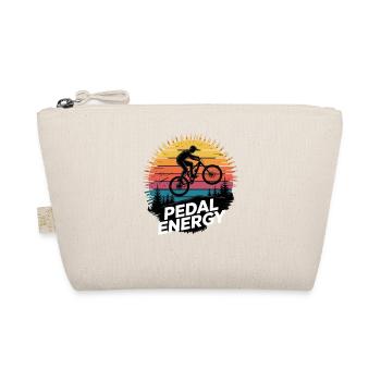 Mountain Bike Downhill MTB Riding Cycling Action - Organic Pouch - nature - Front