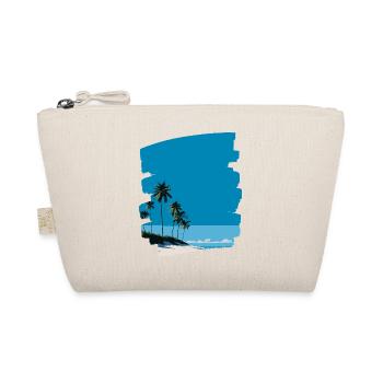 Strand Meer Palmen - Bio-Täschchen - Natur - Vorne