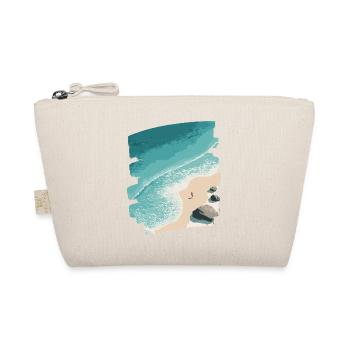 Strand Meer Palmen - Bio-Täschchen - Natur - Vorne
