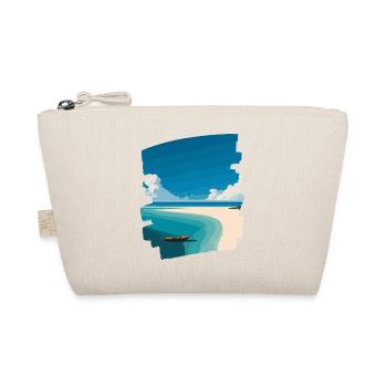 Beach Sea Palm Trees - Organic Pouch - nature - Front