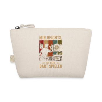 Mir reichts Ich gehe Dart spielen Vintage Darts - Bio-Täschchen - Natur - Vorne