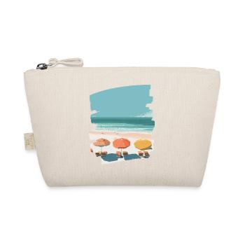 Strand Meer Palmen - Bio-Täschchen - Natur - Vorne