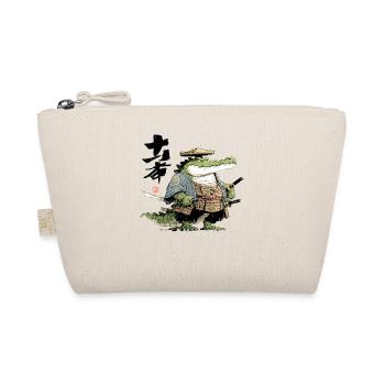 Alligator Samurai Duelist - Organic Pouch - nature - Front