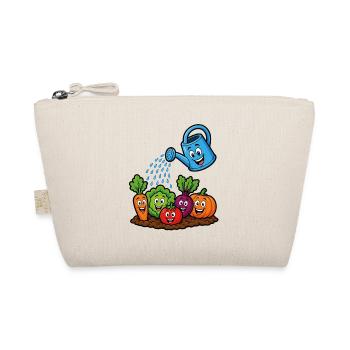Happy Garden Vegetables Watering kawaii - Organic Pouch - nature - Front