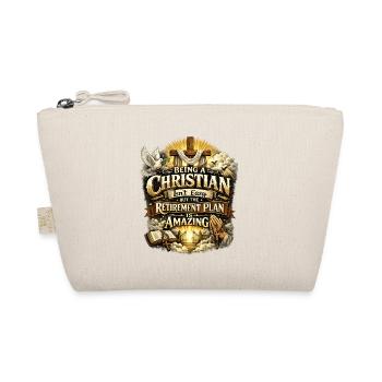 Being a Christian isn't easy - Christen Jesus - Organic Pouch - nature - Front