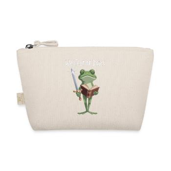 Dawn Quest Frog Sword & Tome - Organic Pouch - nature - Front