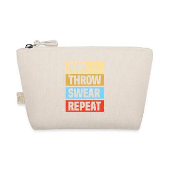 Aim throw swear Petanque Boule Boulespieler - Bio-Täschchen - Natur - Vorne