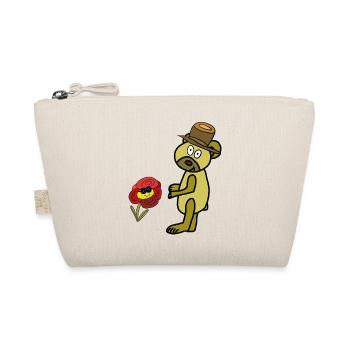 Smart Teddy Children's Bear Child Flower - Organic Pouch - nature - Front