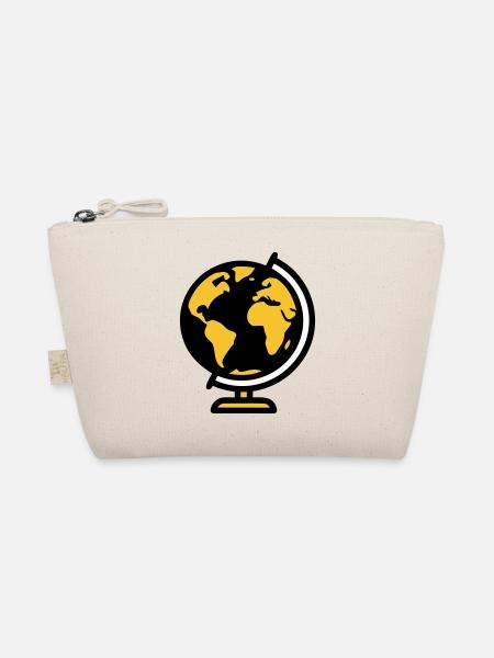 Globe Globe Earth School - Organic Pouch - nature - Front
