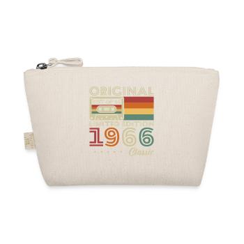 1966 Vintage Retro Geburtstagsgeschenk - Bio-Täschchen - Natur - Vorne
