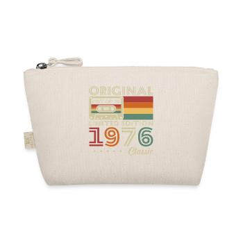 1976 Vintage Retro Geburtstagsgeschenk - Bio-Täschchen - Natur - Vorne