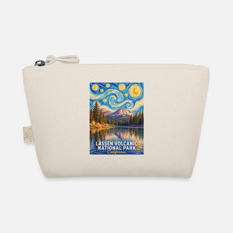 Lassen Vulkan-Nacht Poster California Bio-Täschchen