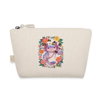 Axolotl entouré de fleurs - Trousse biologique - nature - Devant