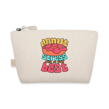 Donut Stress Office Vibes - Organic Pouch - nature - Front