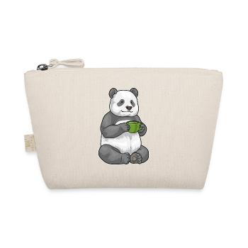 Panda Coffee Mug - Organic Pouch - nature - Front