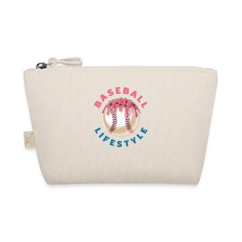 Baseball Lifestyle Donut Ball Funny - Organic Pouch - nature - Front