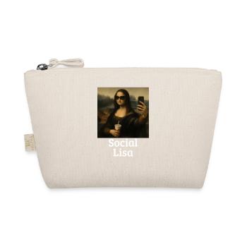 Soziale Lisa Leonardo Da Vinci Influencerin Mona L - Bio-Täschchen - Natur - Vorne