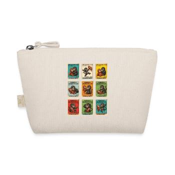 Stamps Baby Monkey Punch - Bio-Täschchen - Natur - Vorne