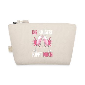 Die Klügere Kippt Nach - Bio-Täschchen - Natur - Vorne