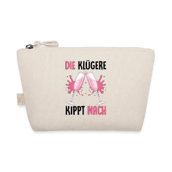 Die Klügere Kippt Nach - Bio-Täschchen - Natur - Vorne