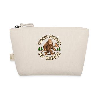 Funny Camping Sasquatch Bigfoot Got My Peni - Organic Pouch - nature - Front