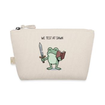 Dawn Froschritter Leseschwert-Design - Bio-Täschchen - Natur - Vorne