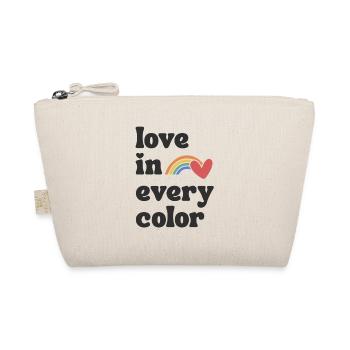L’amour dans chaque Color Pride - Trousse biologique - nature - Devant