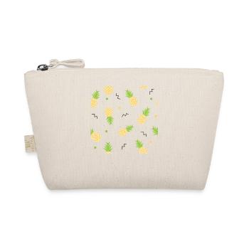 Motif jaune ananas - Trousse biologique - nature - Devant