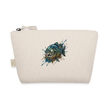 Piranha courageux avec des éclaboussures de peinture - Trousse biologique - nature - Devant