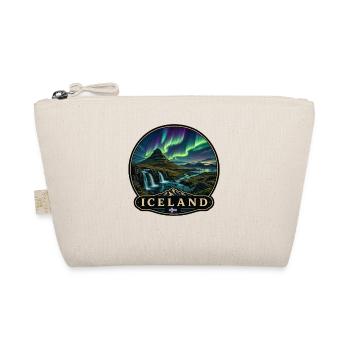 Iceland Holidays Northern Lights Kirkjufell Tierra del Fuego - Organic Pouch - nature - Front